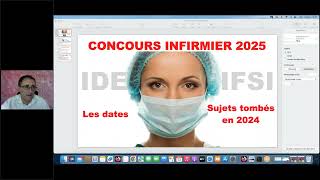 Préparation à distance aux concours dinfirmière 2025 Les dates des concours IFSI les sujets 2024 [upl. by Dodge]