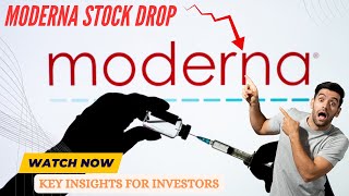 Moderna Stock Falls 10 After Cutting Guidance  Whats Next for Investors [upl. by Jed]