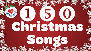 150 Top Christmas Songs and Carols Playlist with Lyrics 🎄 [upl. by Ennairej]