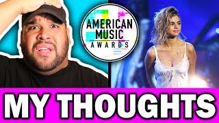 Selena Gomez 2017 AMA Performance  MY THOUGHTS [upl. by Yllus]