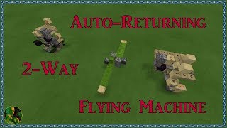 Slime Block Piston Flying Machine for Minecraft Bedrock  Windows 10 PE edition [upl. by Ainirtak577]