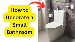 20 Very Small Bathroom Ideas [upl. by Princess18]