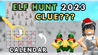 WHEN is the START DATE for ELF HUNT  ADVENT CALENDAR EVENT in bloxburg🔍 [upl. by Eiralih]