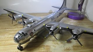 Building Revell B29 Superfortress From Start to Finish 148 Scale [upl. by Jairia603]