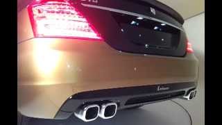 LorinserS70 60 V12 BiTurbo  Exhaust [upl. by Virgilia662]