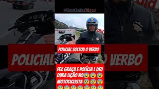 Policial muito educado orientando motociclista sobre sua maneira de dirigircaminhao caminhoneiro [upl. by Maram16]