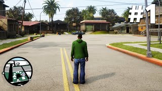 GTA San Andreas Definitive Edition Gameplay Walkthrough Part 1  INTRO PS5 [upl. by Lorette832]