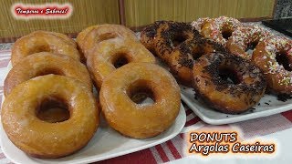 DONUTS Argolas Caseiras fáceis e deliciosas [upl. by Castor]