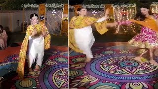 Minal Khan Dance on Deewani Mastani Song on Aiman Khan Dholki Event in Lahore [upl. by Anez705]