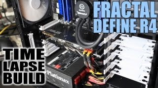 Fractal Define R4 Time Lapse Build [upl. by Arabrab]