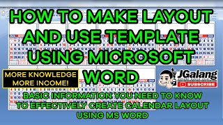 HOW TO IMPORT IMAGE AND USE TEMPLATES TO MICROSOFT WORD [upl. by Heathcote14]