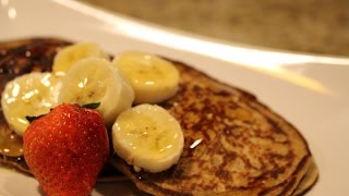 Hot Cakes de Avena y Platano PanCakes La Vainilla Recetas [upl. by Malaspina884]