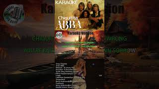 Chiquitita karaokemachinekaraoke songlyrics reels abba popmusic videokaraoke [upl. by Harimas787]