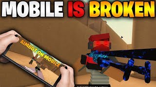 MOBILE USERS in BAD BUSINESS HAVE AIMBOT [upl. by Wenoa595]