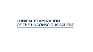 1 Clinical examination of the unconscious patient – Dr Manoj Saxena [upl. by Wester554]