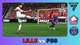 LILLE vs PSG  Ligue 1 202425 [upl. by Eiryt]