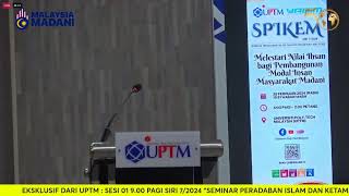 EKSKLUSIF DARI UPTM  SESI 01 900 PAGI SIRI 72024 SPIKEM [upl. by Neelloj448]