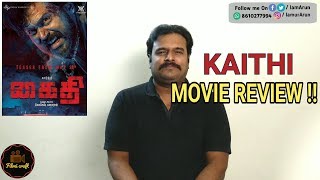 Kaithi 2019 Movie Review by Filmi craft Arun  Karthi  Narain  Lokesh Kanagaraj [upl. by Aderfla180]