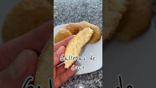 Galletas de coco 🥥 👩🏻‍🍳 receta galletas galletasdecoco [upl. by Llemert]