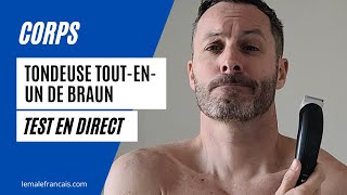 Test de la tondeuse tout en un de Braun  mon avis [upl. by Yvad]