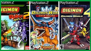 TODOS OS JOGOS DO DIGIMON PARA O PS2 [upl. by Brunn]