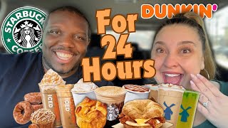 We Tried FALL FOODS amp DRINKS For 24 HOURS [upl. by Shreve]