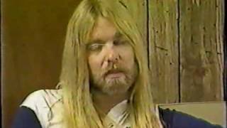 Gregg Allman interview PART 7 of 14 Saenger Theater New Orleans 1982 [upl. by Aehsel884]