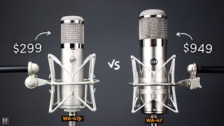 Which Microphone Should You Buy  Warm Audio WA47jr vs WA47 [upl. by Eednil]