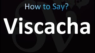 How to Pronounce Viscacha correctly [upl. by Ainirtac]