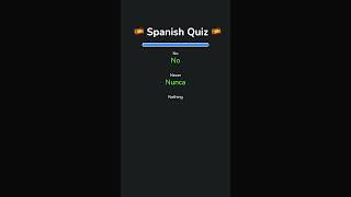 Learn basic negations in Spanish with a quiz [upl. by Bale792]