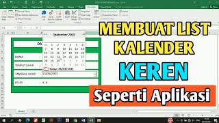 Cara Membuat Dropdown Tanggal di Excel [upl. by Ailev812]