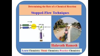 Stoppedflow techniques Rate of chemical reaction [upl. by Ardried911]