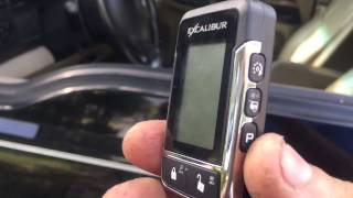 New Excalibur 1860 car alarm [upl. by Ramilahs]