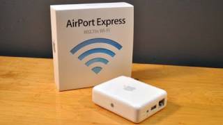 Apple AirPort Express Unboxing and Demo [upl. by Januarius]