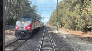 Caltrain Cab Car Ride On Local 113 From Hayward Park To San Francisco On February 17 2023 [upl. by Ojibbob]