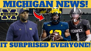 NOBODY EXPECTED THIS DECISION NOW MICHIGAN WOLVERINES NEWS [upl. by Sukul553]