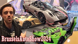 Brussels Auto Show 2024  Pagani Lamborghini Ferrari Fast and Furious [upl. by Sunda]