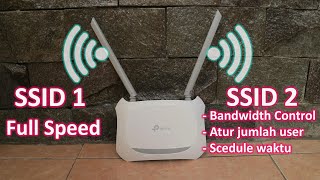 Cara Setting 2 SSID Di Router WR840N  Membuat 2 Nama Wifi Dalam Satu Router WR840N [upl. by Russon]