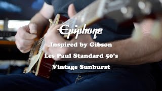 Epiphone Les Paul Standard 50s  2020 Inspired by Gibson Collection [upl. by Luapnoj]