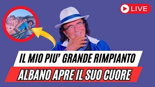 ALBANO CARRISI apre il suo cuore Il mio più grande rimpianto [upl. by Vizzone]