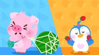 Heavy and Light🎵  Kids Songs amp Educational Song  Learn About Weight  Lotty Friends [upl. by Shreve]