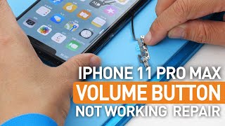 How To Fix Apple iPhone 11 Pro Max Volume Up amp Down Button amp Silent Switch Not Working [upl. by Dnalyaw]