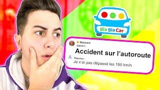 LES EXPÉRIENCES SUR BLABLACAR [upl. by Wina]