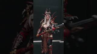 Sally Whitemane from World of Warcraft Cosplay with lancelottecosplay at gamescomglobal [upl. by Voorhis]