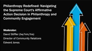 Navigating the Supreme Court’s Affirmative Action Decision in Philanthropy and Community Engagement [upl. by Nicoli]