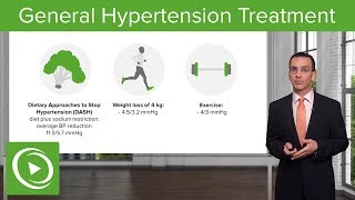 Hypertension General Treatment – Family Medicine  Lecturio [upl. by Neau187]