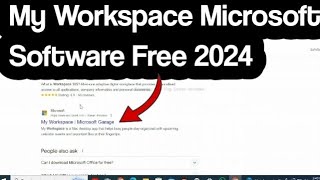 My Workspace Microsoft Software for the MacOs 2024 [upl. by Elockcin]