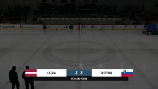 LAT vs SLO  2024 IIHF Ice Hockey Womens World Championship Division I Group B [upl. by Sadoff204]