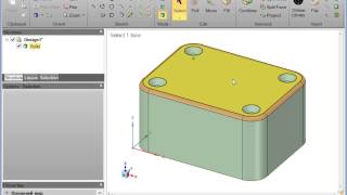 DesignSpark Mechanical Box tutorial Part 1 Modelling [upl. by Nedrob477]