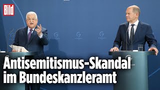 Palästinenserpräsident Abbas relativiert den Holocaust und Scholz schweigt [upl. by Orimisac]